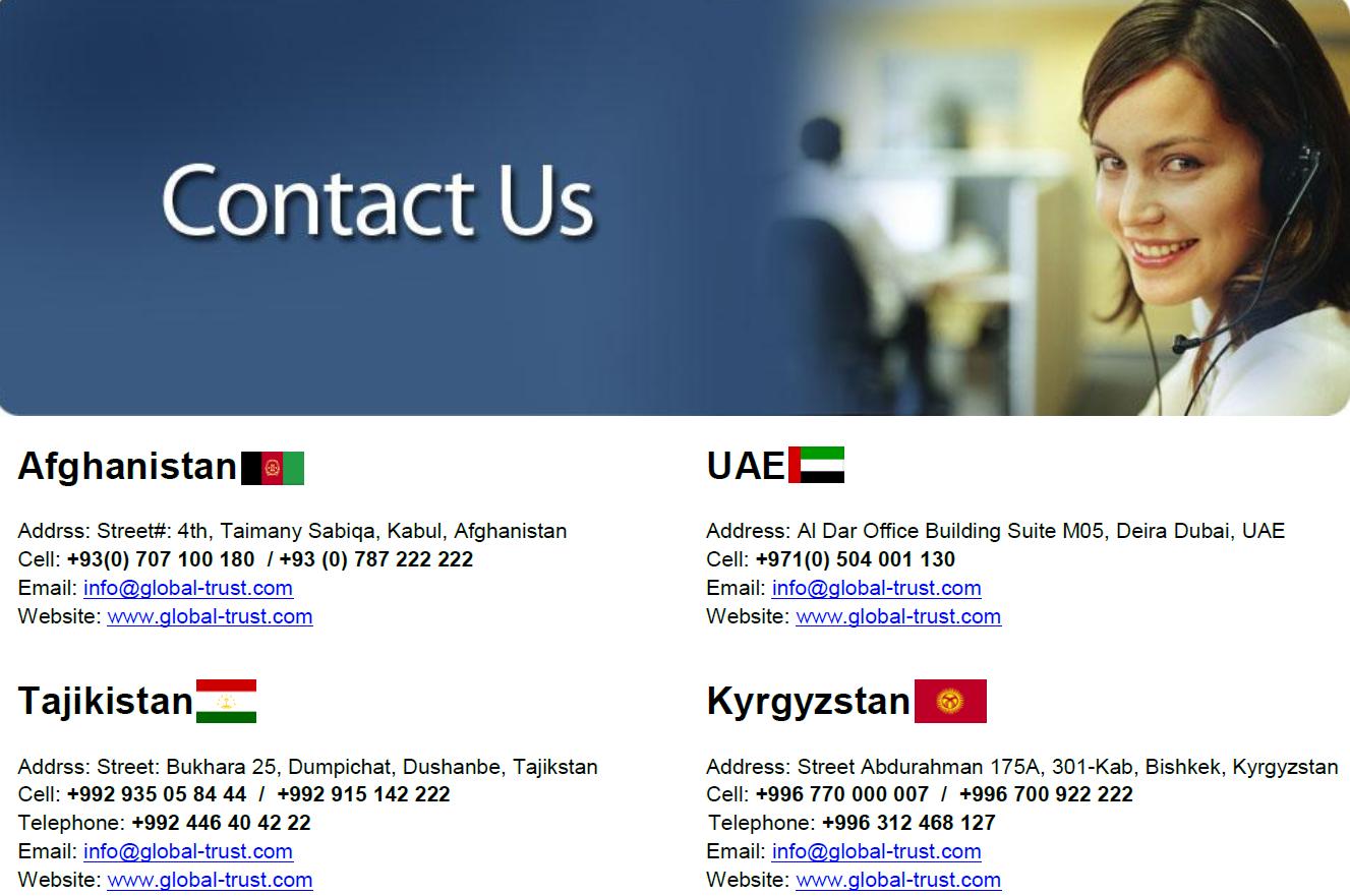 contact us
